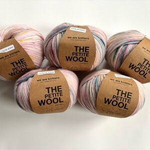 We Are Knitters Petite Wool Bundle Lot of 5 Yarnicorn Bulky Yarn Rainbow